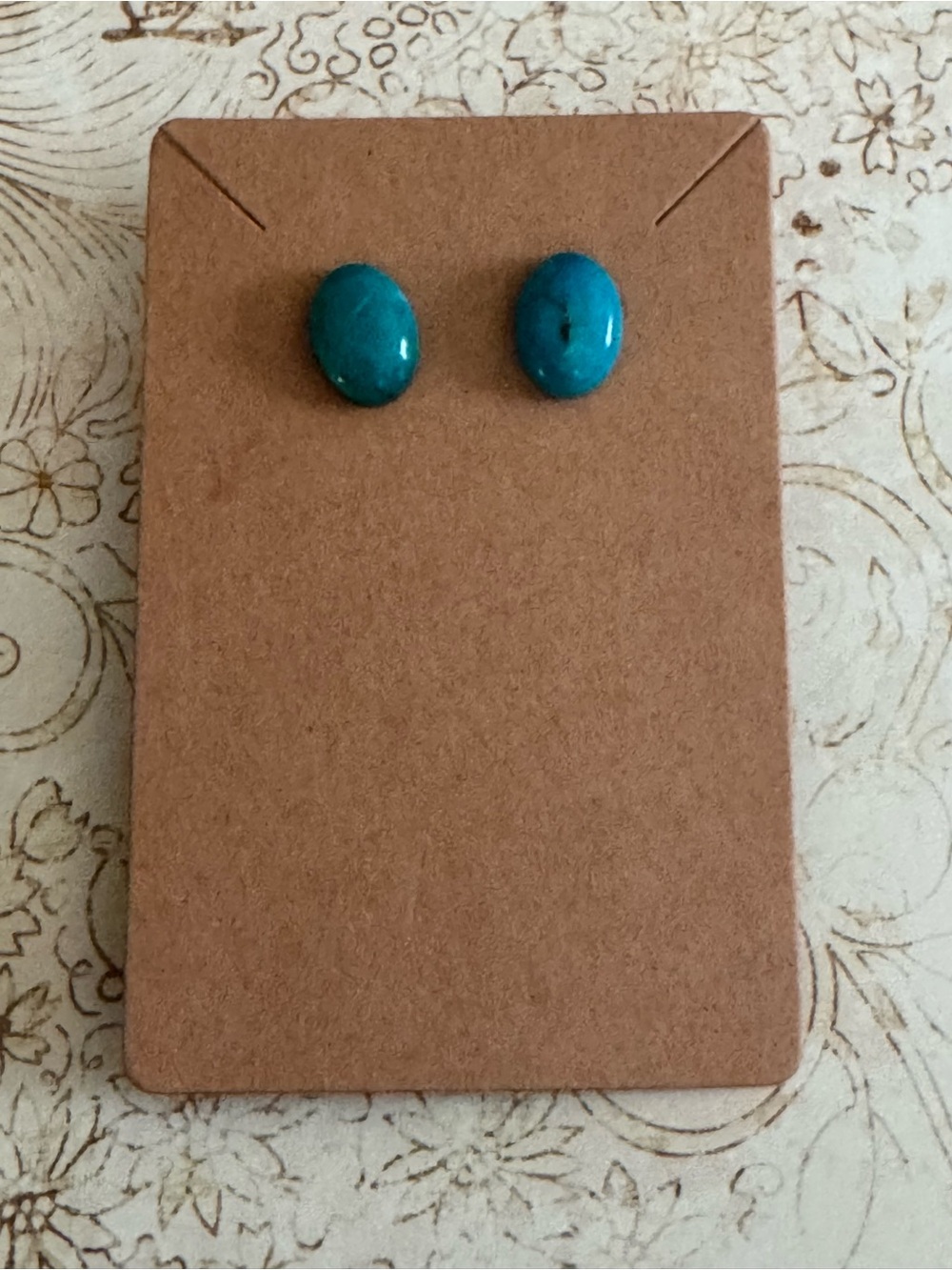 TURQUOISE STUD EARRINGS
